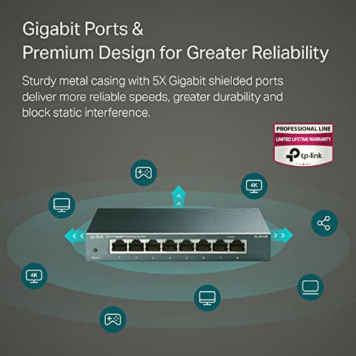 Tp-link Unmanaged Switch Escritorio 8puertos 10/100/1000mbps