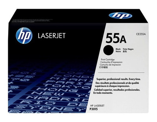 Cartucho De Tóner Hp 55a Negro Laserjet Original - (ce255a)