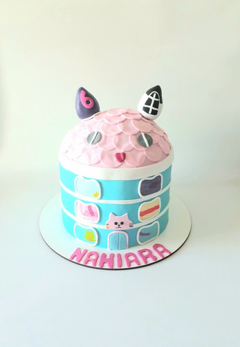 Torta Gabby's Dollhouse Artesanal Gaby Casa De Muñecas
