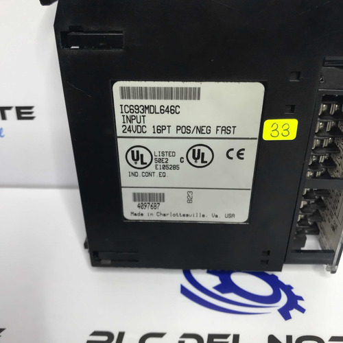 Ge Fanuc Ic693mdl646c Modulo De Entradas Ic693mdl646 33 (Usado)