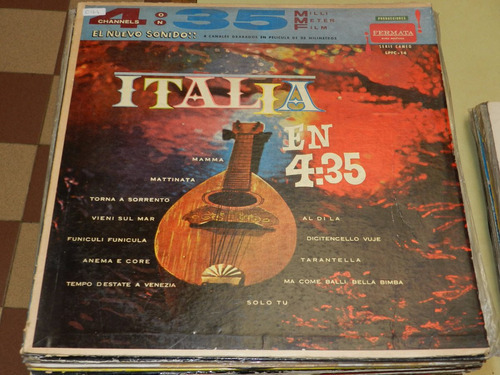 Vinilo 0164 - Italia En 4:35 - Giannini Y Su Orquesta 