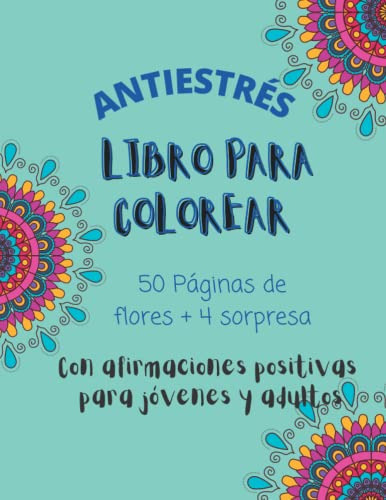 Antiestres Libro Para Colorear Con Afirmaciones Positivas Pa