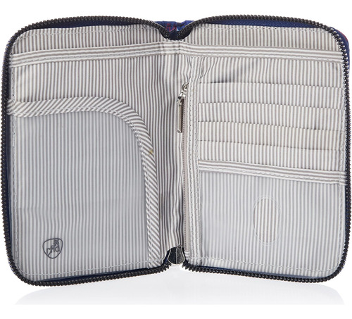 Cartera Con Cremallera Para Pasaporte Con Bloqueo Rfid Trave