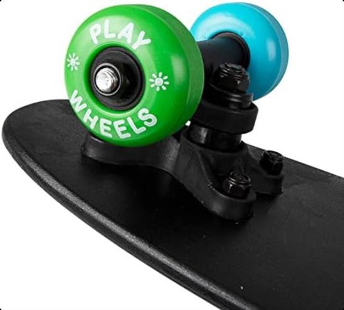 Combo De Monopatín Con Diseño Pizarra Y Casco Playwheels 21