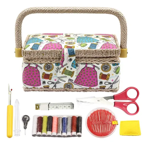 comprar Cesta De Costura Con Accesorios Para Kit De Costura, Pequea
