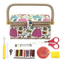 Comprar Cesta De Costura Con Accesorios Para Kit De Costura, Pequea