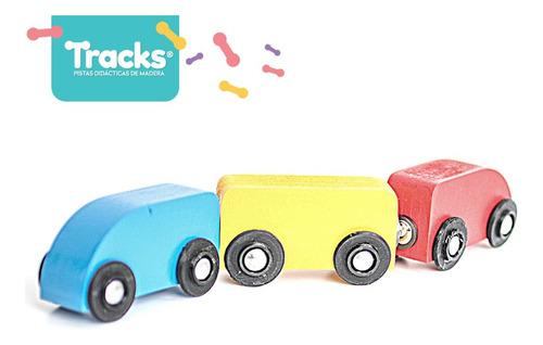 Tracks Pack 46 Tramos + Tren Didáctico Compatible Trencity