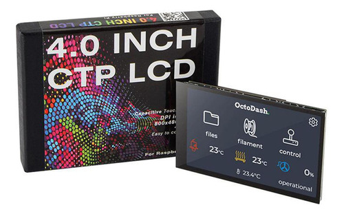 Pantalla Lcd Táctil Capacitivo Para Raspberry Pi 4b 3b 3b