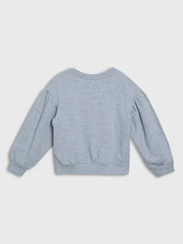Polerón Con Mangas Aglobadas Gris Tommy Hilfiger