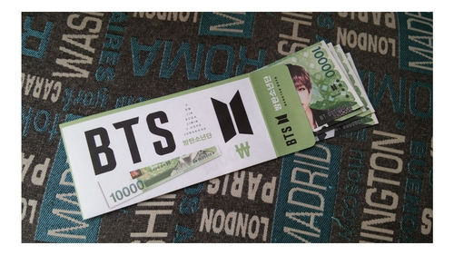 Colección 7 Billetes De Bts Bantang Sonyeondan K-pop