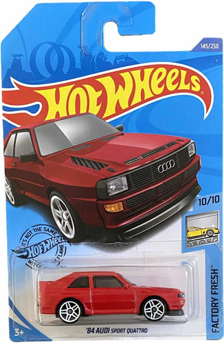 Hot Wheels 84 Audi Sport Quatro Rojo 10/10