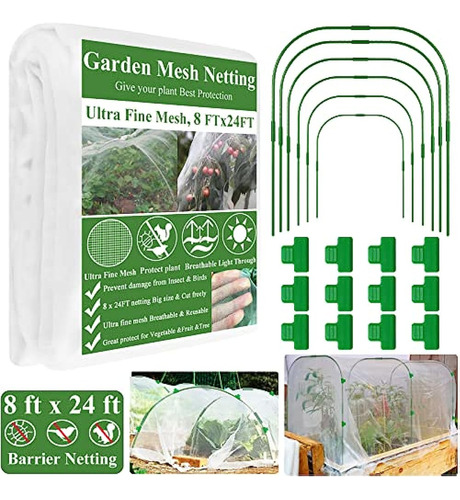 Kit De Malla De Malla Para Jardín, Cubiertas Para Plantas Ma