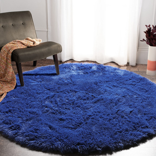 Alfombra Suave Y Esponjosa Para Decoracion De Dormitorio, Cu