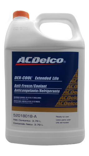 Refrigerante Acdelco Naciona 3.78 L                  