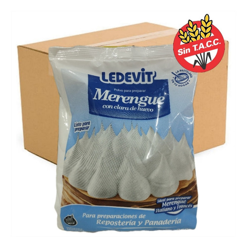 Merengue Listo Ledevit 12x250g - Cotillón Waf