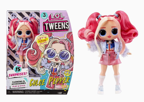 Lol Surprise Tween Series 3 Chloe Pepper - Muñeca 15 Sorpres