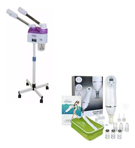 Combo Vapor Ozono Profesional + Microdermoabrasión Portatil