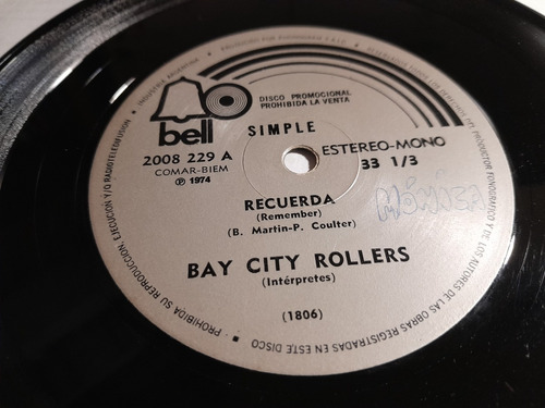 Simple - Bay City Rollers - Recuerda - Adiós Barbara - 1974