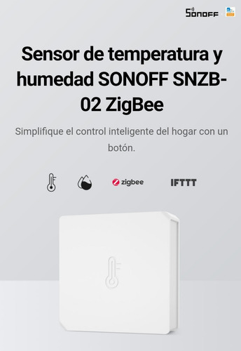 Sonoff Snzb-02 Sensor Temperatura Y Humedad Zigbee Kit X3u