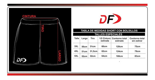 Imagen 4 de 4 de Remera Con Short Talles Especiales Conjunto Deportivo