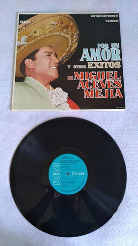 Por Un Amor Y Otros Éxitos De Miguel Aceves Mejía Lp Vinil 