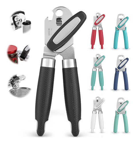 Abrelatas Destapador Universal De Acero Inoxidable Manual