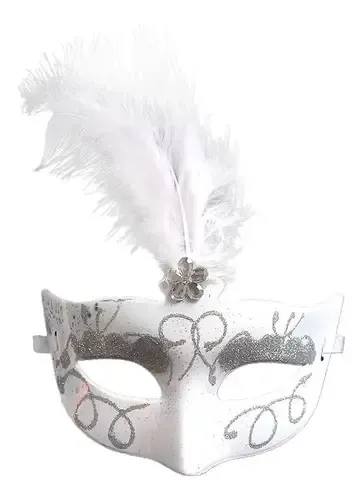 Máscara De Fita De Plumas Doradas PNG ,dibujos Dorado, Mascarilla