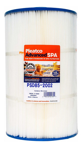 Pleatco Psd85 2002 cartucho De Repuesto Para Sundance Microc