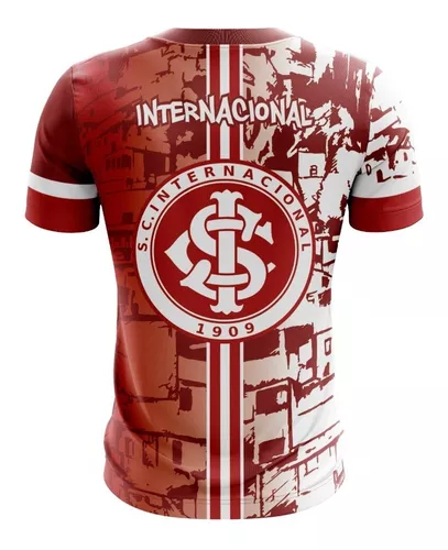 Camisa Camiseta Internacional Torcida Favela Personalizada