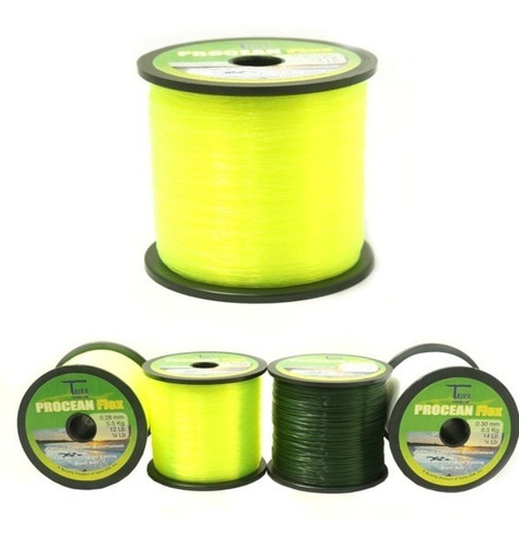 Bobina Tanza 1/4 Lb Taira Procean Flex 0.50 Mm Resiste 18 Kg