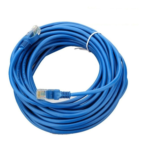 Cable Red Utp Rj45 Ethernet Internet 30 Metros Pc Ps4 Cat 5e