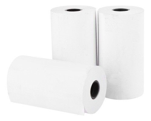 Papel De Impresora Térmica, 3 Piezas, Accesorios Para Máquin
