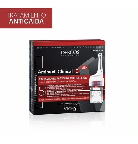 Vichy Dercos Aminexil Clinical Anticaida 5 Hombre Amp X 12