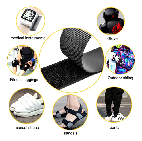 Velcro Adhesivo 5 Metros Macho Y 5 Metros Hembra