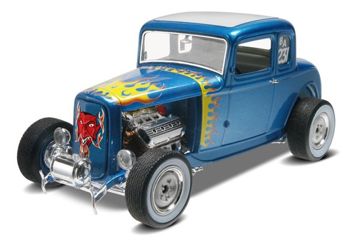 Revell Ford 5-window Coupe 1932 1/25 191 Peças 14228