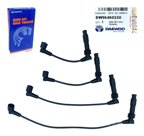Imagen 2 de 10 de Cables Bujias Chevrolet Optra Limited Tapa Negra Original