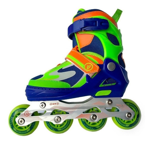 Rollers Premium Niños Chasis Aluminio Extensible Talle 31-34