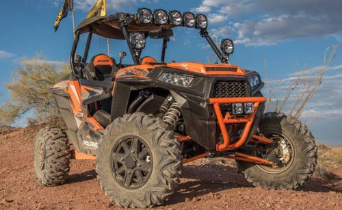Imagen 9 de 10 de Barra Kc Hilites Gravity Led Pro6 Polaris Rzr Turbo Techo 32