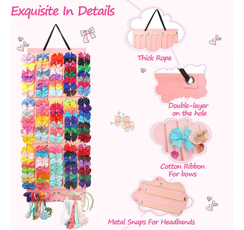 J Bolsa Colgante Z For Niños, Accesorios For El Cabello, Par