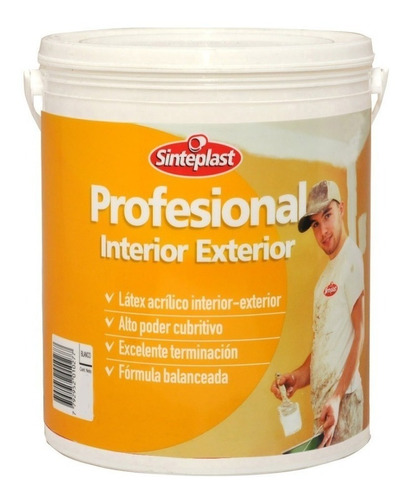 Pintura Profesional Sinteplast Interior Exterior Colores 4l