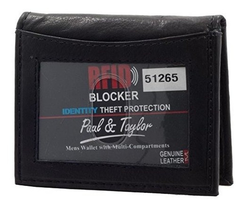 Paul Y Taylor Rfid Iman Clip De Dinero Bifold Portafolios De