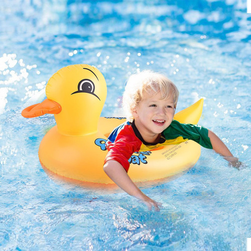 Anillo De Piscina Inflable De Pato Lindo Pato Piscina Anillo