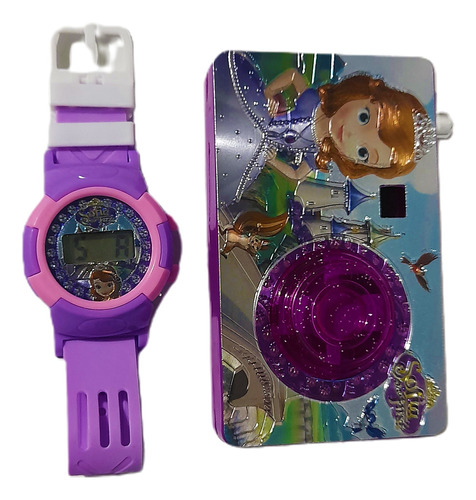 Combo Cámara Y Reloj De Princesa Sofia Juguetes Para Niñas