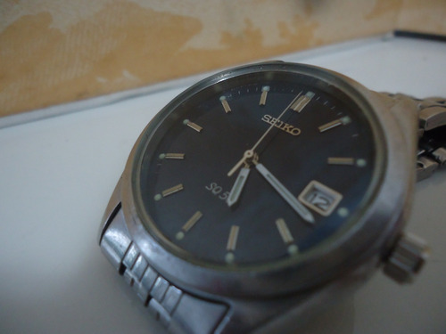 Relógio Seiko Sq 50 Water Resistant 5 Bar Muito Bonito (Usado)