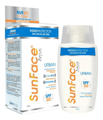Sunface Aqua Spf 50+ - Skindrug Sin Co - mL a $2198