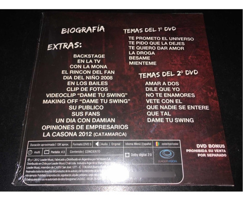 Damián Córdoba Haciendo Historia Dvd 1 Nuevo Cerrado
