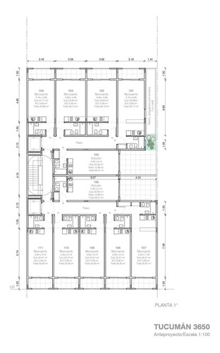 Departamento 1 Ambiente En Venta - Almagro