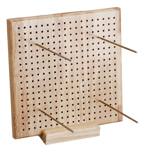 Tablero De Bloqueo De Crochet De Madera