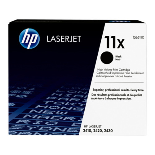 Toner Hp 11x Q6511x Hp2400 Series 2410 2420 2430 Caja Outlet Tinta Negro