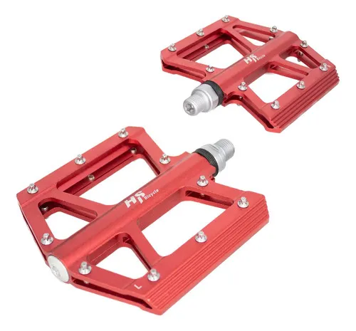 Pedales rojos para bicicleta sale
